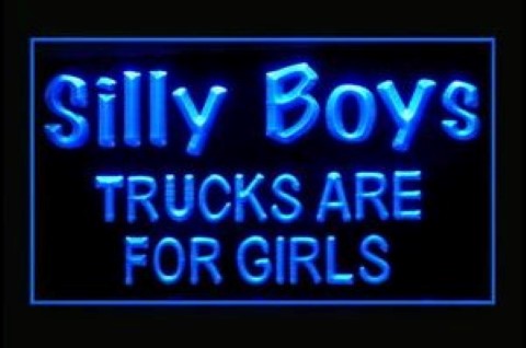 Silly Boys Are For Girls LED Neon Sign